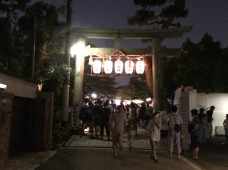 阿部野神社の夏祭り